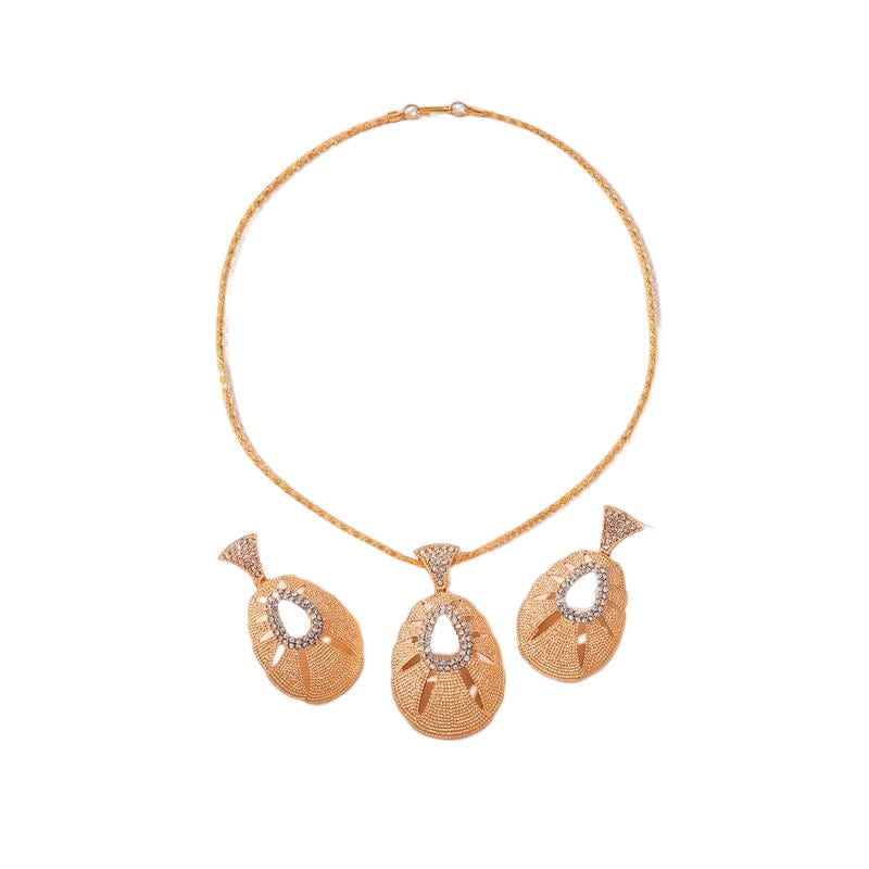 other / 1 Hawaiian Pearl Cute Bff Traditional Big Hip Hop Packaging Opalstone Pendant Bridalindian Style Diy Gold Necklace Jewelry Sets