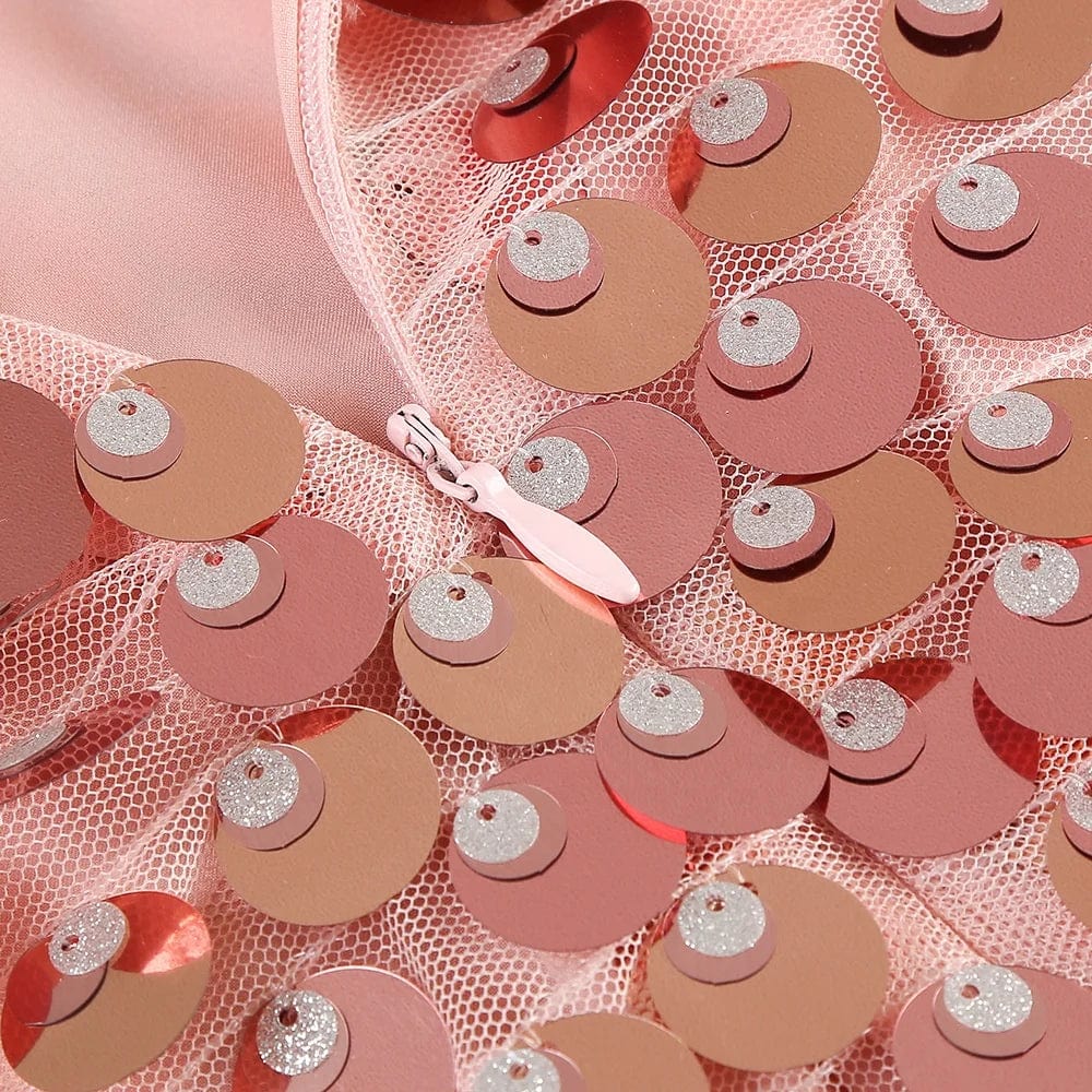 OUDINA European Fashionable Banquet Luxury Suspender Slit Dress Women Evening Elegant Long Party Dresses