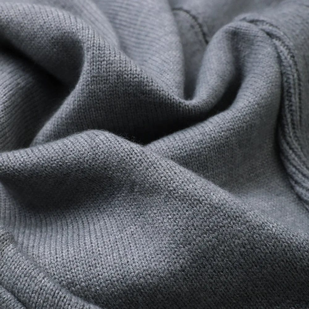 OUDINA New Fashion Personalized Knit Sweater Woman Lazy Style Loose-fitting Spring Double Zipper Design Ladies Sweaters