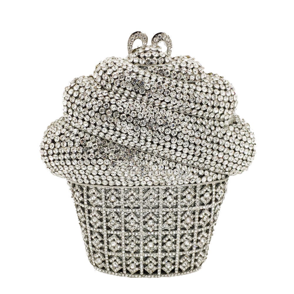 panda 11*6*15 cm / X-1 Panda Shaped Handbag Purse Women Diamond Clutch Animal Bear Shaped Bling Evening Bag