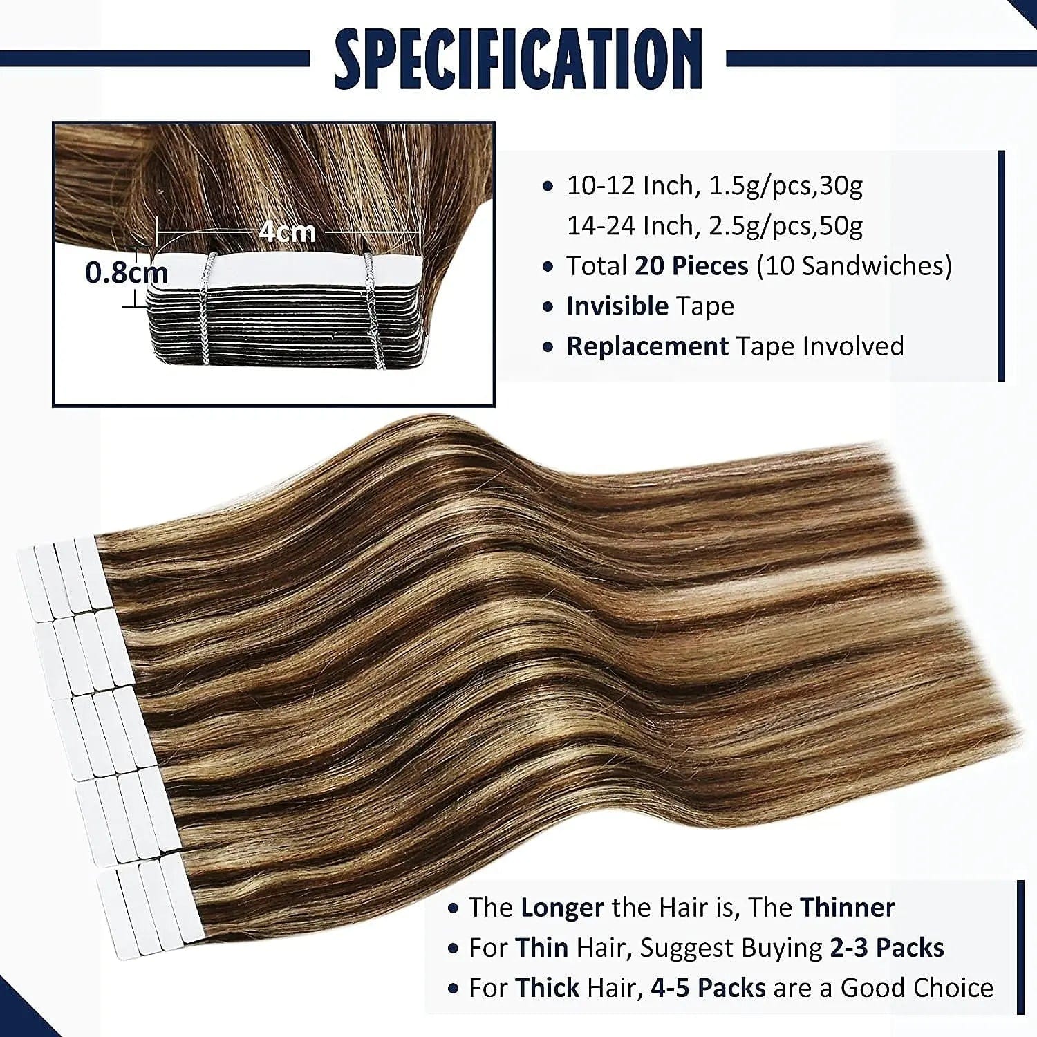 Piano Color Silky Straight Tape In Hair Extension Cuticle Aligned Virgin Human Hair Extensions