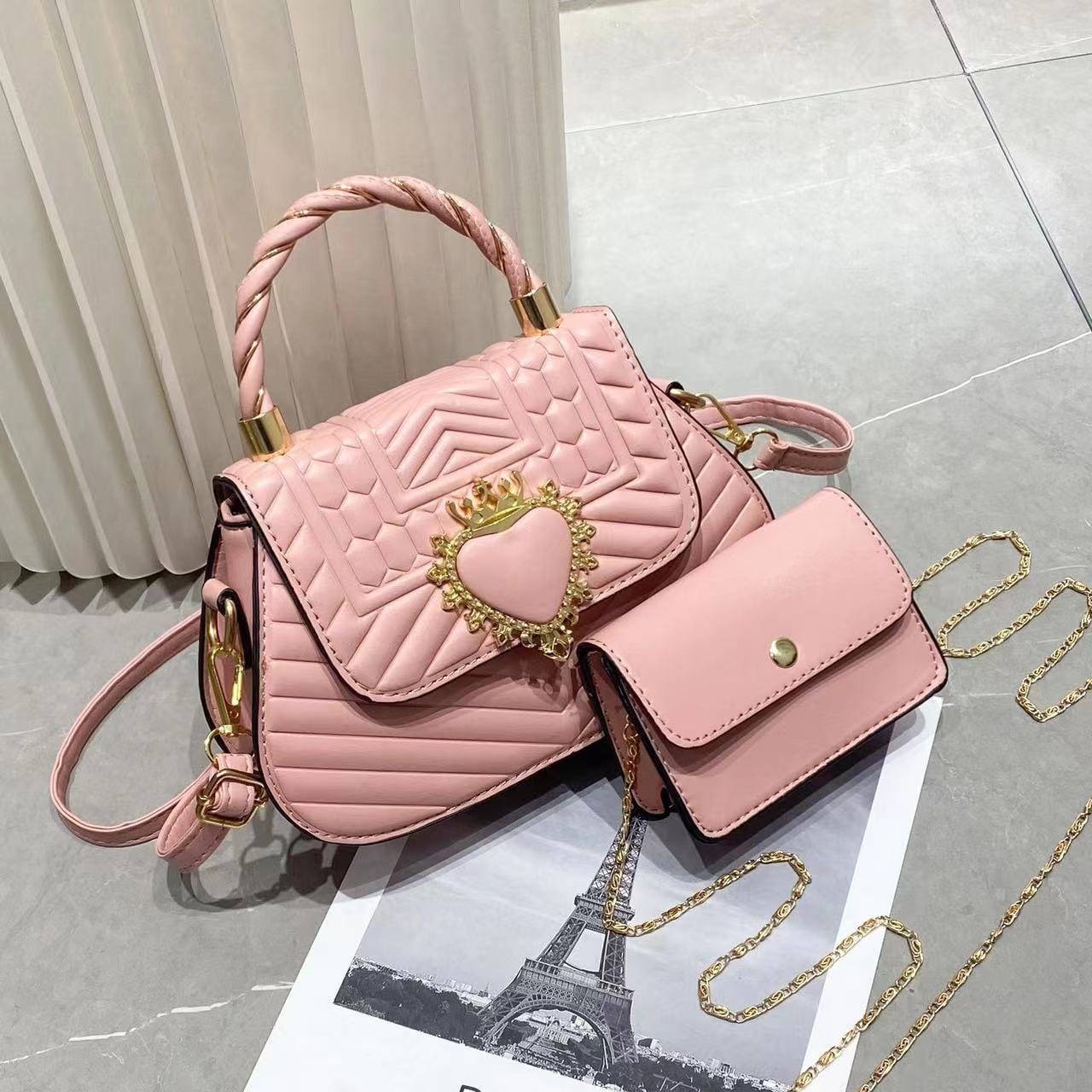 pink 2023 Designer Handbags Famous Brands Factory Handbags For Women Luxury Girls Crossbody Fashion Leather Luxury Designer Bag