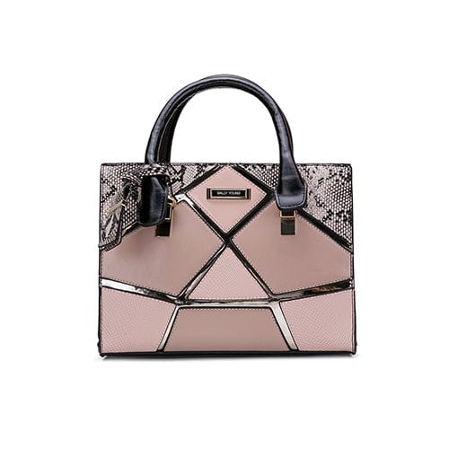 Pink HEC Best-Selling Products Big Capacity Pu Handbag Women Shoulder Bag