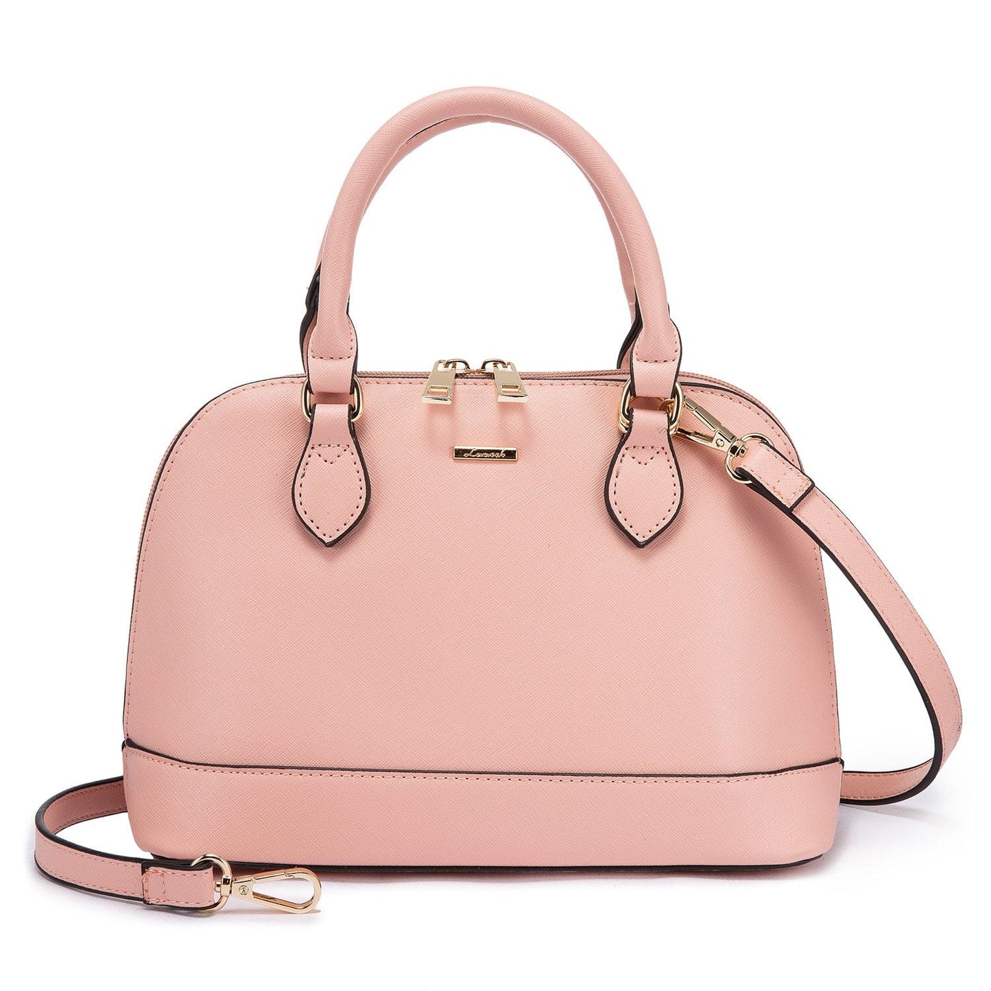 pink Lovevook Factory 2022 PU Leather Ladies Hand Bags Classic Top Handle Dome Satchel Bag Elegent Small Shoulder Bags Women Handbags