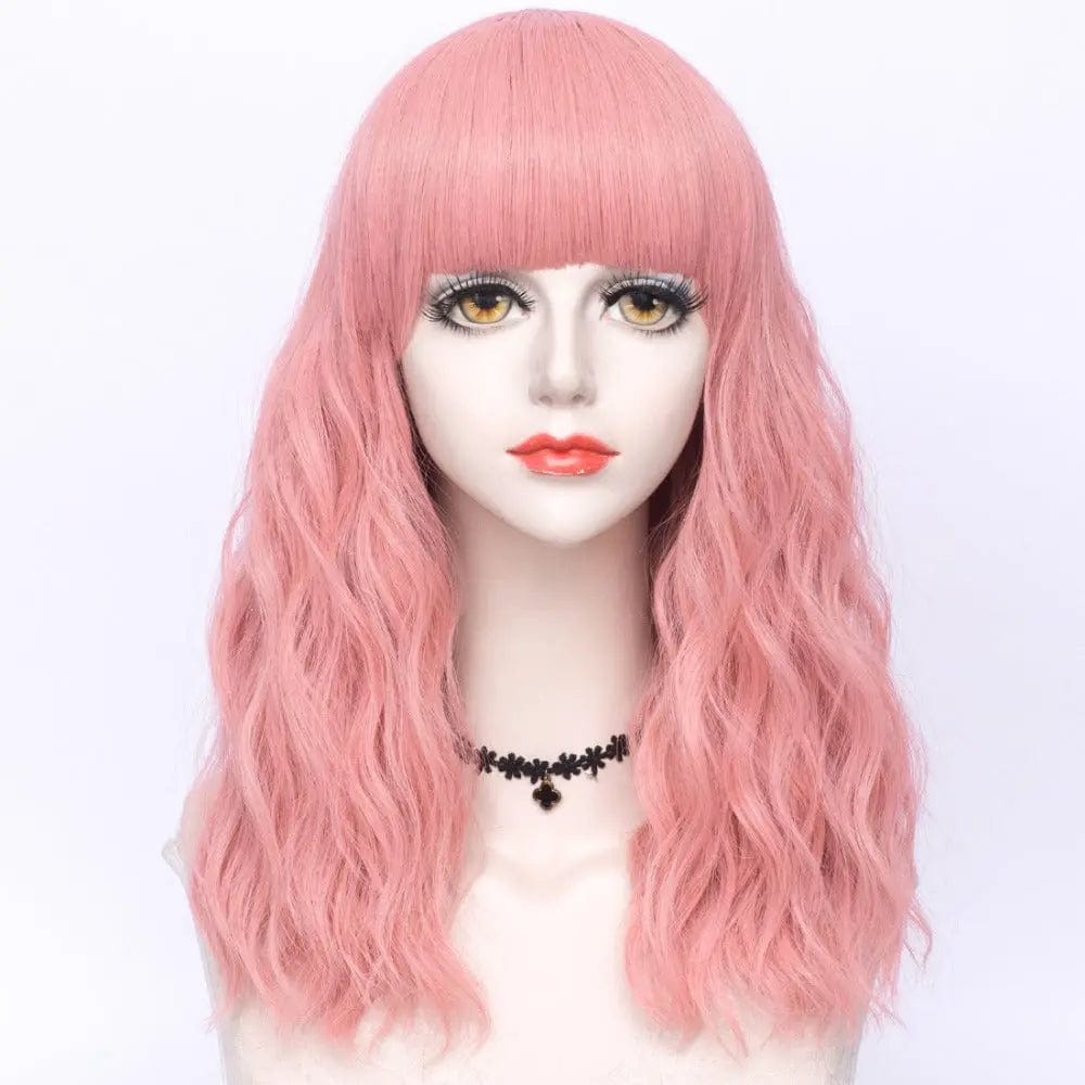 Pink Mcoser 13 Colors 45CM Ombre Long Curly Hair
