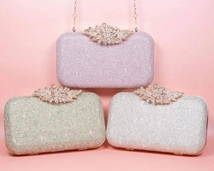 Plain Color Women Crossbody Shoulder Bag Evening Clutch Bags With Straps