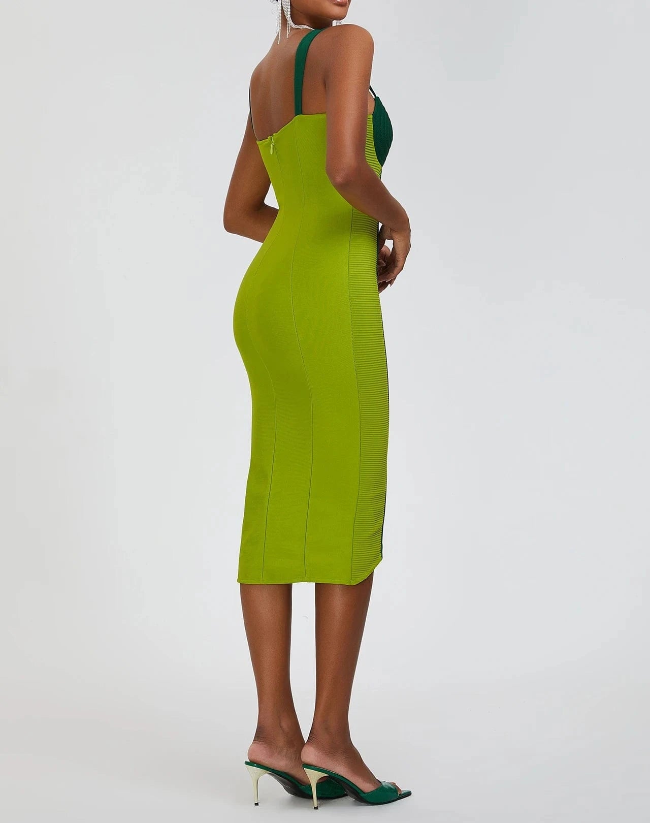 Plus Size Women's Clothing Winter Elegant Bodycon Sleeveless Bandage Party Evening Dresses