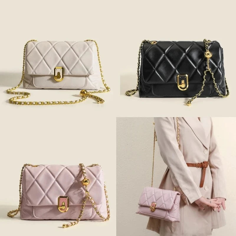 popular 2023 classic handbag leather strap crossbody bags designer new luxury pink color handbag for women