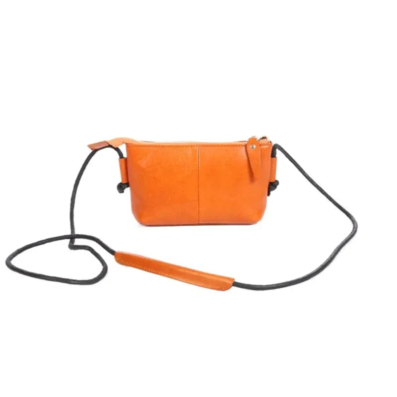 Popular Fashion Messenger Bag Genuine Leather Cross-body Bag for Women