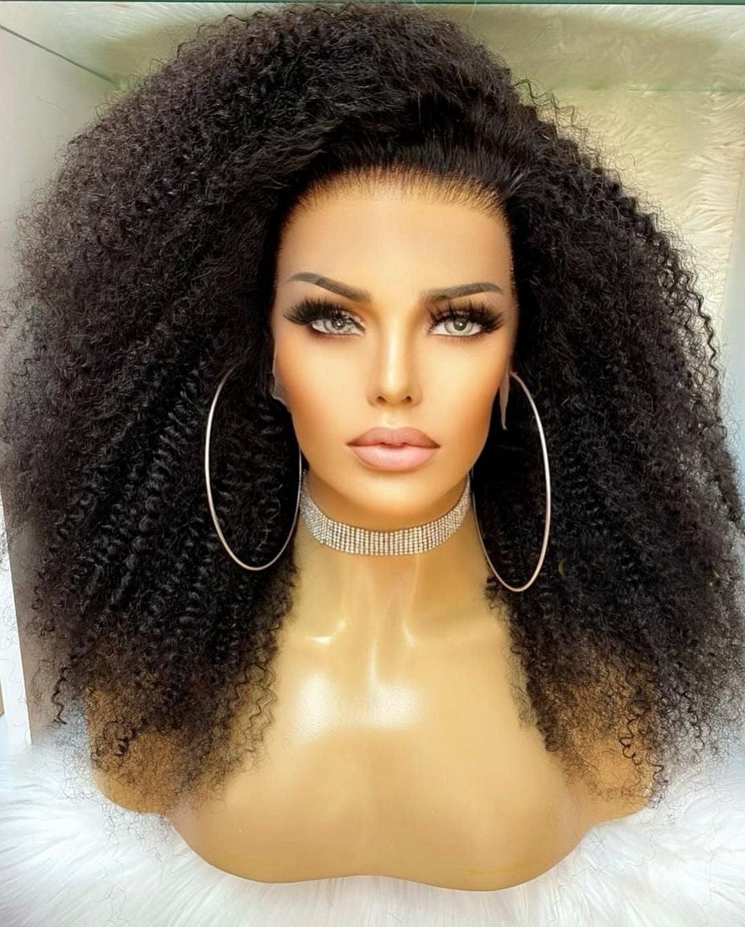 Popularity Full Boom Curly Natural Color Mink Raw Burmese Cuticle Aligned Human Hair 13x4 Lace Frontal Wigs
