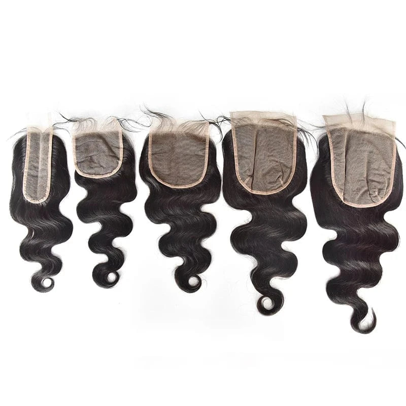 Pre plucked 4*4 5*5 6*6 13*4 13*6 HD Transparent Lace Frontal Closure cuticle aligned raw virgin hair No tangle No shedding