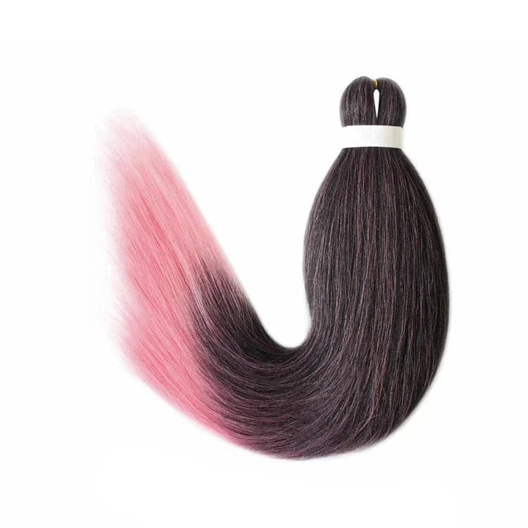 Pre - Stretched Braiding Hair Perm Yaki Jumbo Braids Synthetic Hair Extensions Easy braid Hair