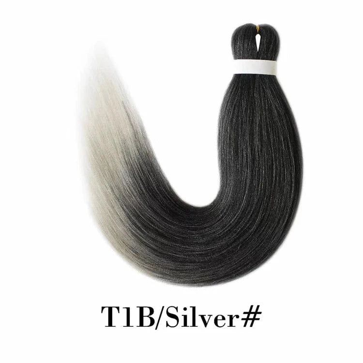 Pre - Stretched Braiding Hair Perm Yaki Jumbo Braids Synthetic Hair Extensions Easy braid Hair