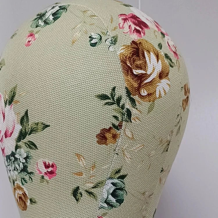 PVC With Cork Filling Mannequin Head For Wig Hat Display Good Quality Factory Canvas Block Mannequin Head Stand