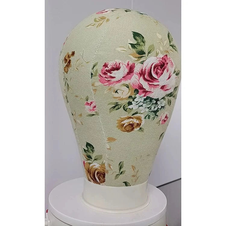 PVC With Cork Filling Mannequin Head For Wig Hat Display Good Quality Factory Canvas Block Mannequin Head Stand
