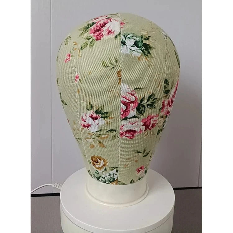 PVC With Cork Filling Mannequin Head For Wig Hat Display Good Quality Factory Canvas Block Mannequin Head Stand