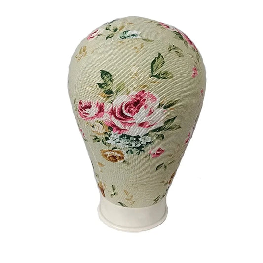 PVC With Cork Filling Mannequin Head For Wig Hat Display Good Quality Factory Canvas Block Mannequin Head Stand