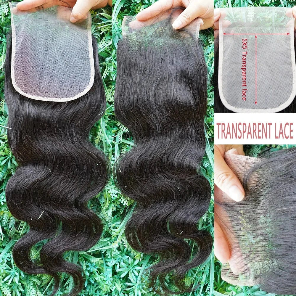 Ready To Ship Hair Product Thin Small Knot 100% Human Hair 4*4 5*5 13*4 Transparent Hd Lace Frontal Closure