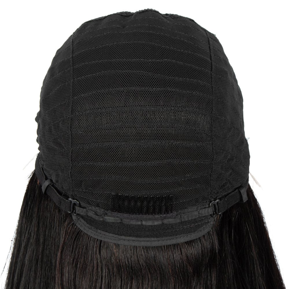 Rebecca Hot new products color hair extension wig black brazilian Straight human hair wig with factory price