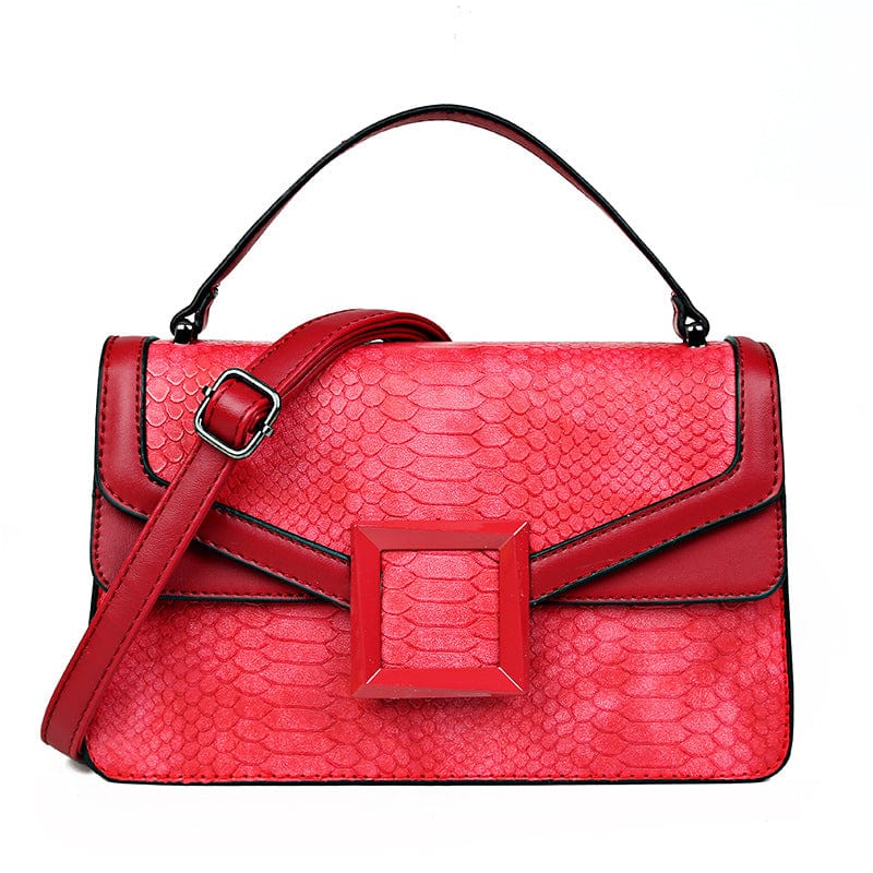 Red 2022 Hot Wholesale Woman New Designer PU Bag Popular Western Style Elegant Shoulder bag Cute Small Size Crossbody Messenger bag