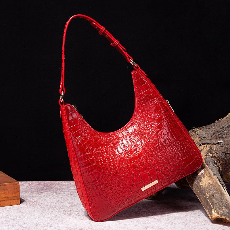 Red Crocodile Brahman brand Amazon shopify hot selling women's tote bags with custom printed logo the tote bag