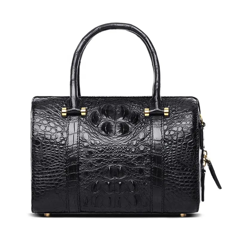 Red handbag leather crocodile handbags pillow shape women handbags