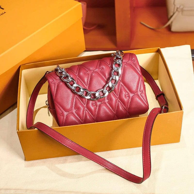 Red New Spring women's messenger bags casual custom mobile sling bags for women handbag 2023 trending