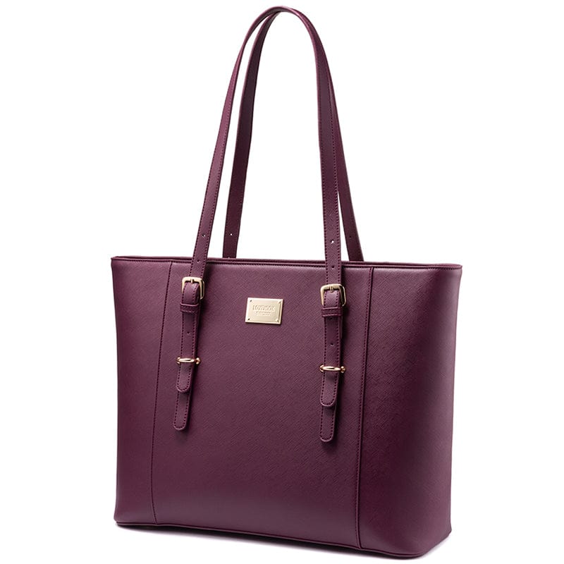 Red PURPLE Lovevook handbag Amazon high quality  women handbags dropshipping large ladies office tote shoulder bags 15.6 women laptop bags