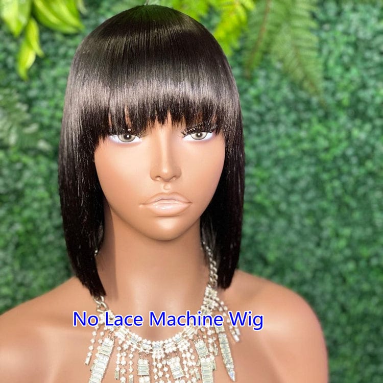 Red Wave Cut Bob Side Part Short Wig Virgin Colorful Cuticle Aligned Human Hair HD Lace Front Wigs