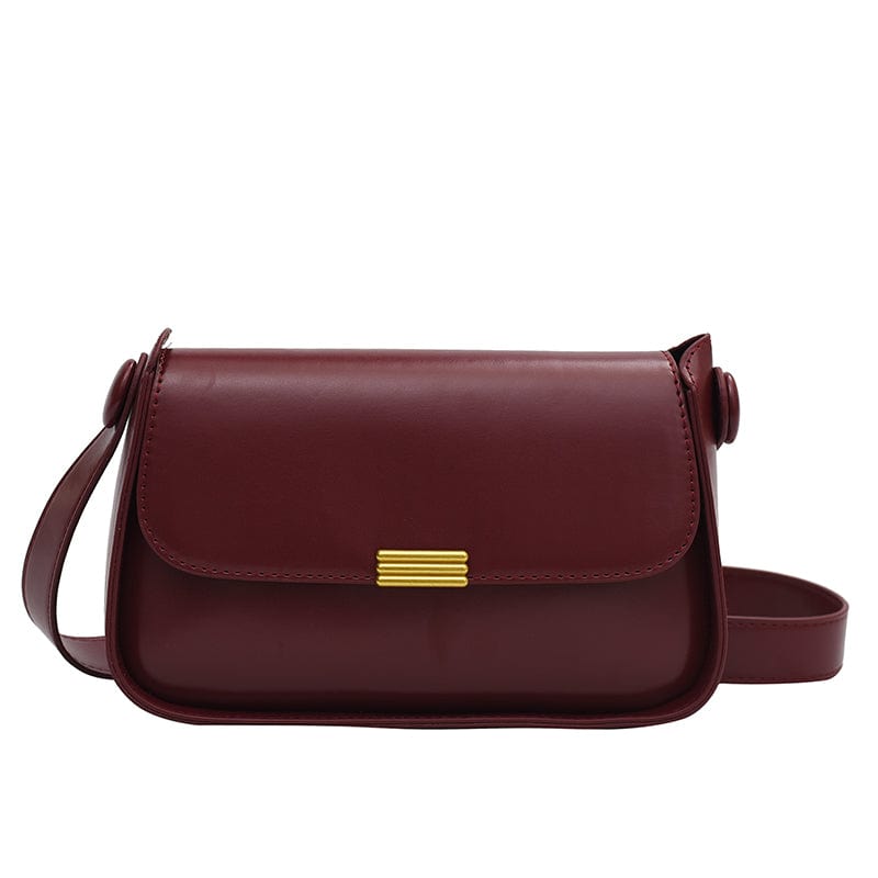 Red Wholesale Fashionable Brand Women Shoulder Bags High Quality Pu Leather Handbags Crossbody Leather Purses for Women 2022