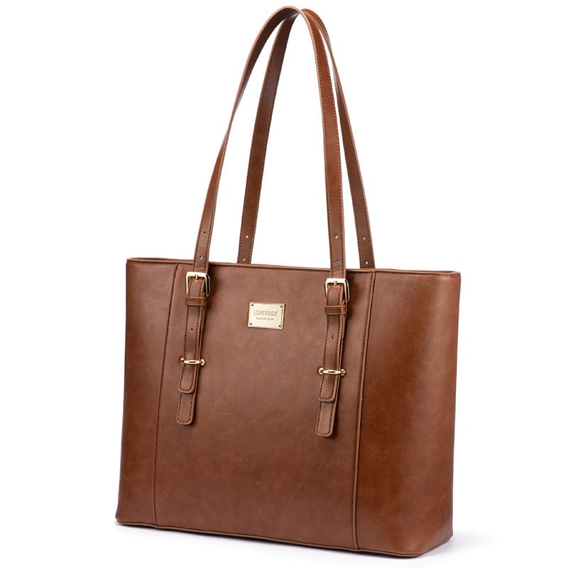 Reddish brown Lovevook handbag Amazon high quality  women handbags dropshipping large ladies office tote shoulder bags 15.6 women laptop bags