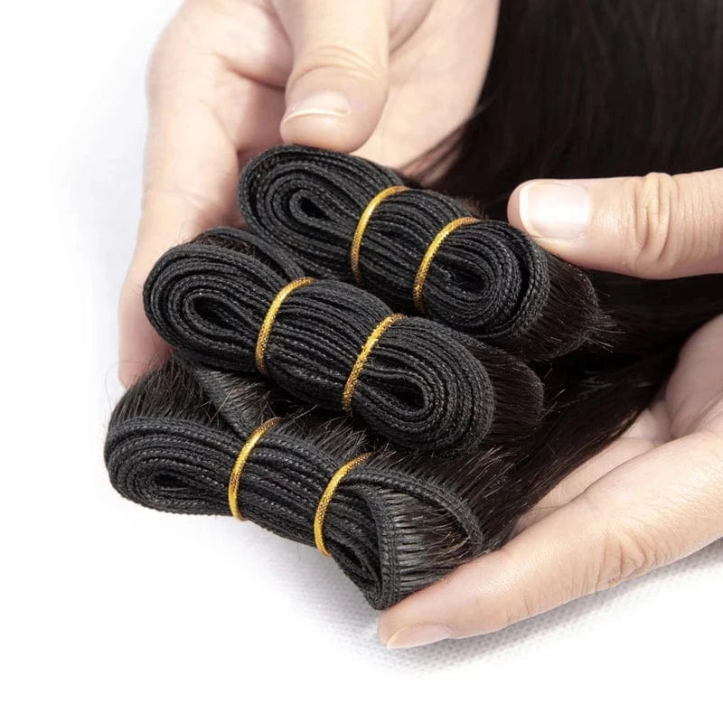 Remy hair 100 double drawn virgin cuticle aligned human hair cheap raw virgin malaysian hair  malaysian