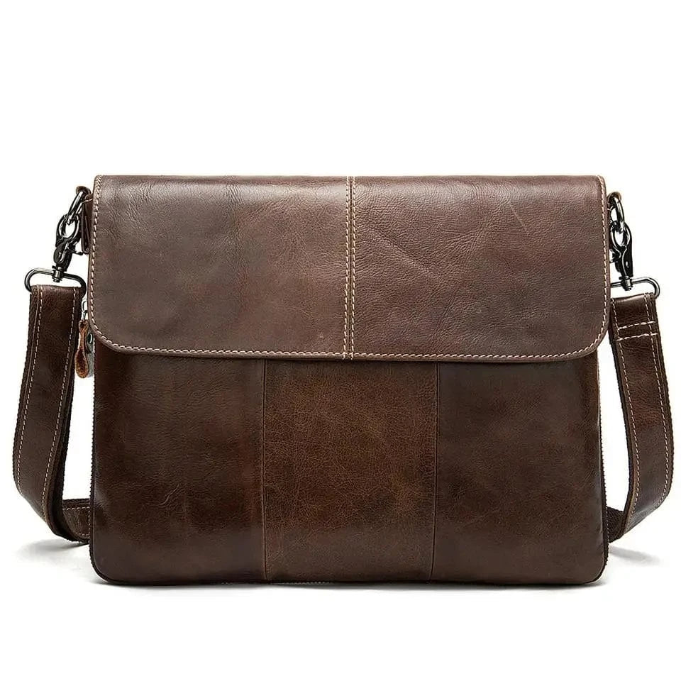 Retro Leather Mens Customized Fashion New Shoulder Messenger Crossbody Bag