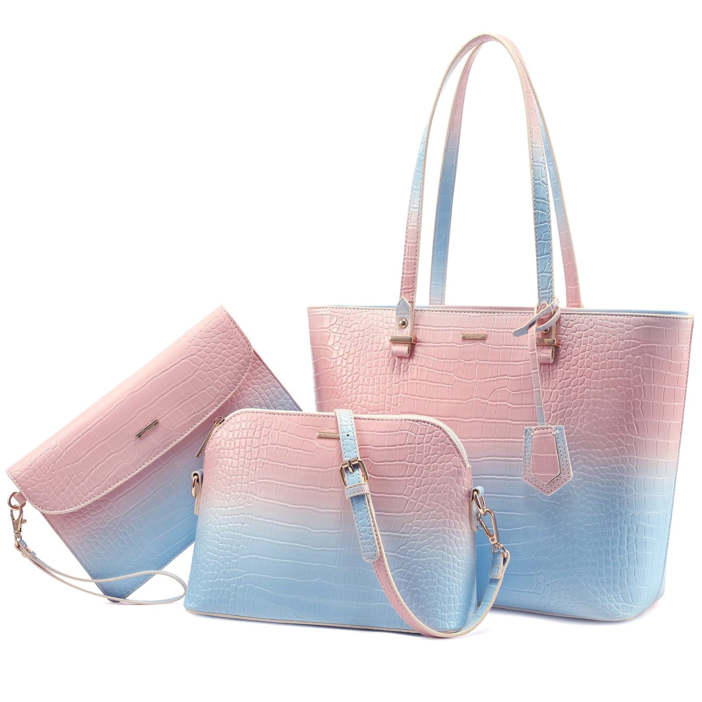 RHNWB097657NLK-1 Lovevook Hot Selling Women's Purse Handbags Set for Women Office Hand Bags Ladies