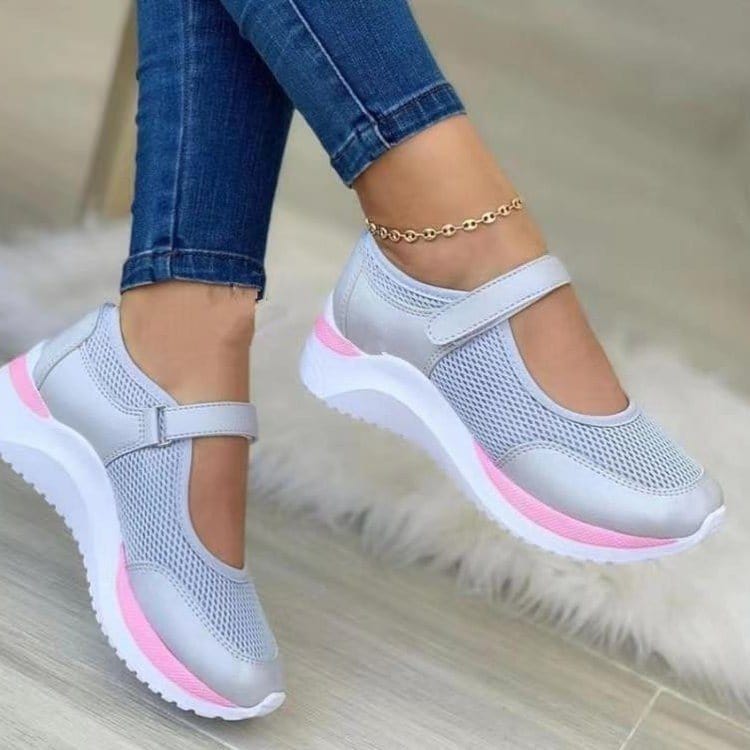 Round toe knitted platform sandals women's large size mesh Rome sneakers female casual shoes wholesale platform sandals