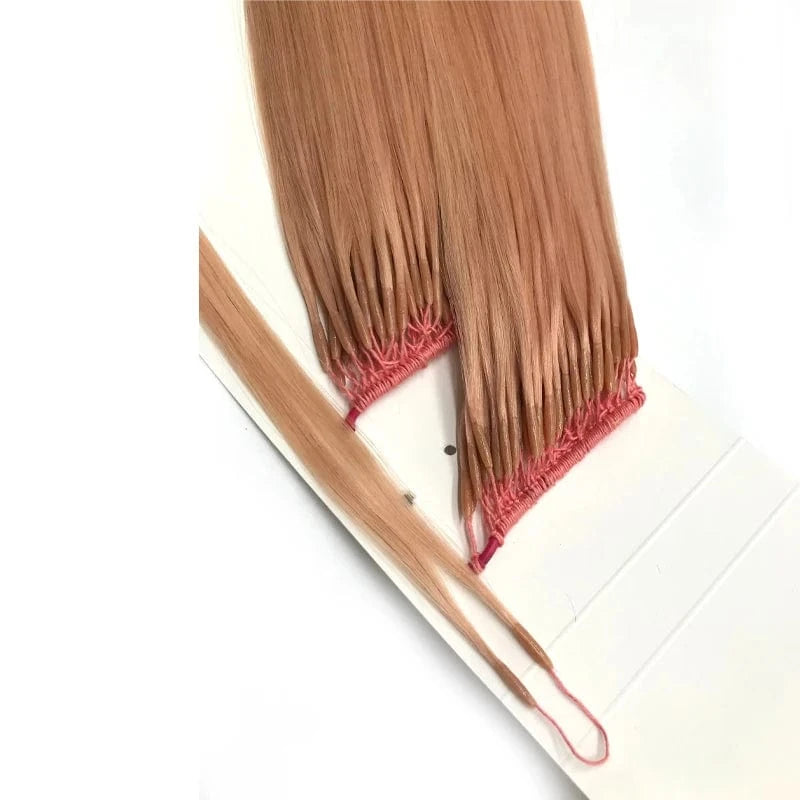 Russian Virgin Human Double Drawn Remy Hair Extensions 12a grade double line tip hair prebonded hair