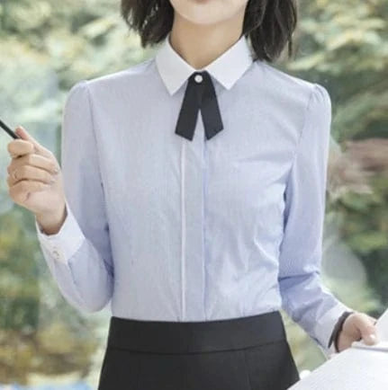 S-5XL autumn and winter long sleeved professional women's clothing interview sales formal work clothes suit