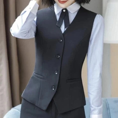 S-5XL autumn and winter long sleeved professional women's clothing interview sales formal work clothes suit