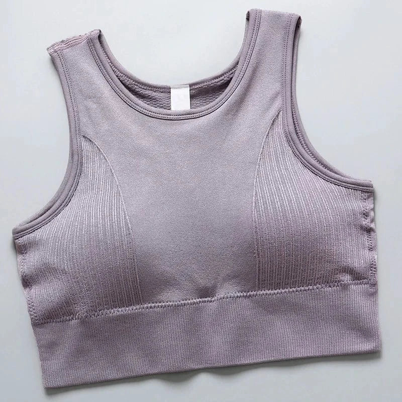 S / Bean Paste Hollow Mesh Beauty Back Stretch Plus Size Sujetador Deportivo Seamless Wirefree Running Sports Bras Fitness Yoga Bra For Womens