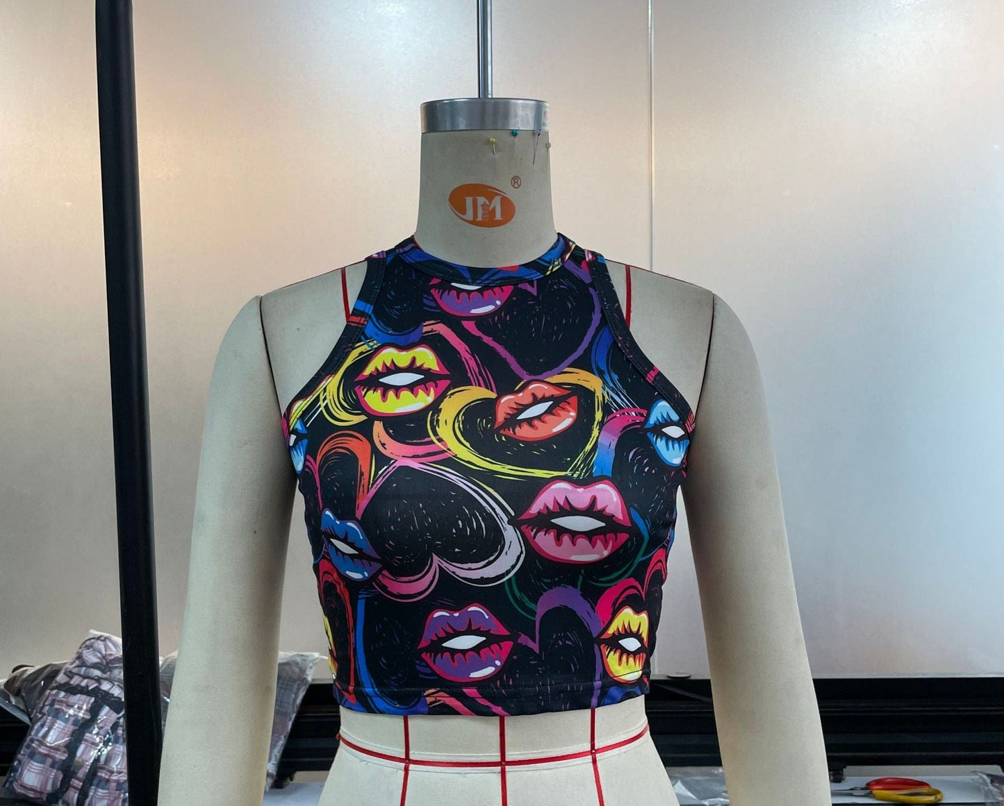 S / C Cheap Summer Girls Y2K Cute Crew Neck Womens Workout Crop Tank Tops Sexy Graphic Print Sleeveless Tank Top Women Vest