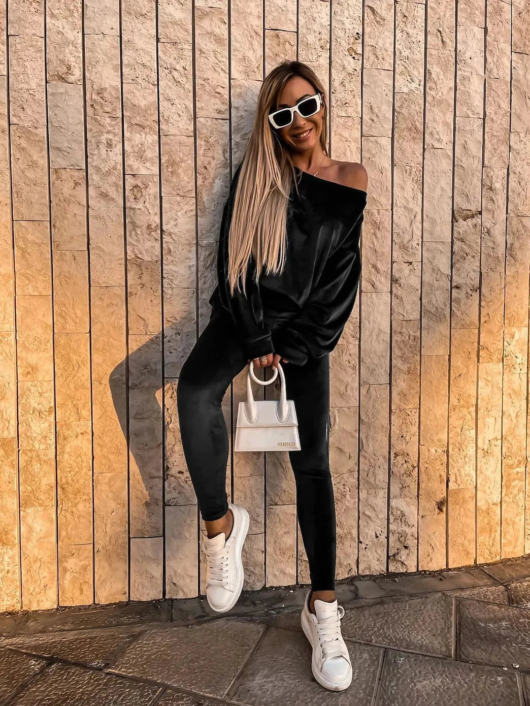 S / EZF045 High Quality Pant Set Clothing 2 Piece Fall 2023 Suits Set For Women