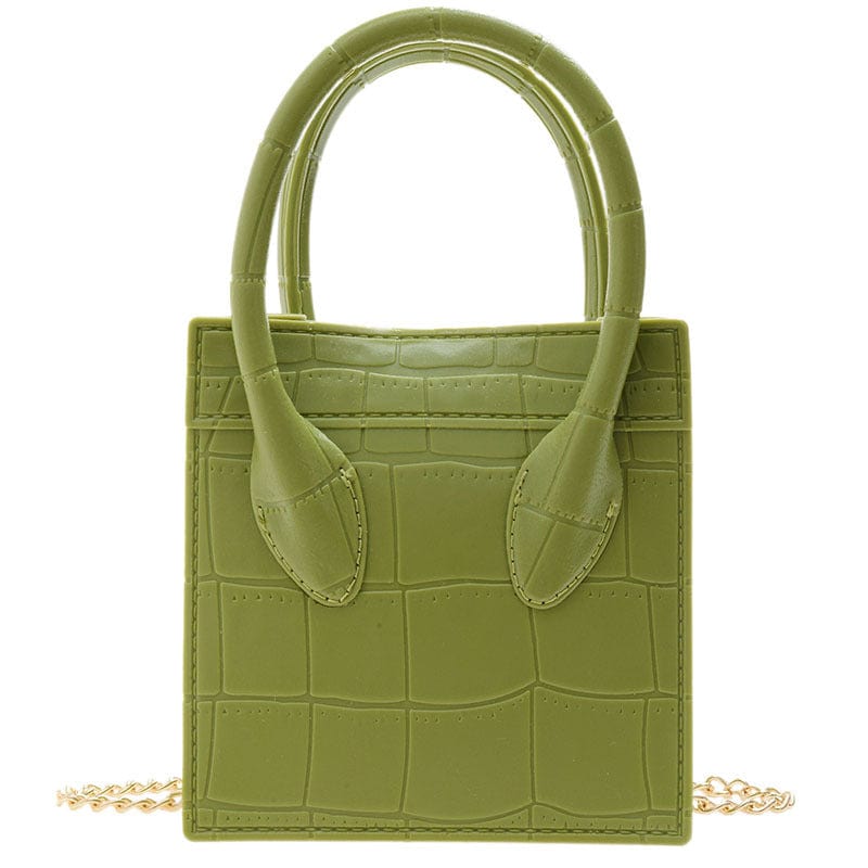 S / green 2022 Luxury Mini Women Hand Bags Patent Leather Handbags Ladies Small Shoulder Crossbody Purses and Handbags For Women Bags