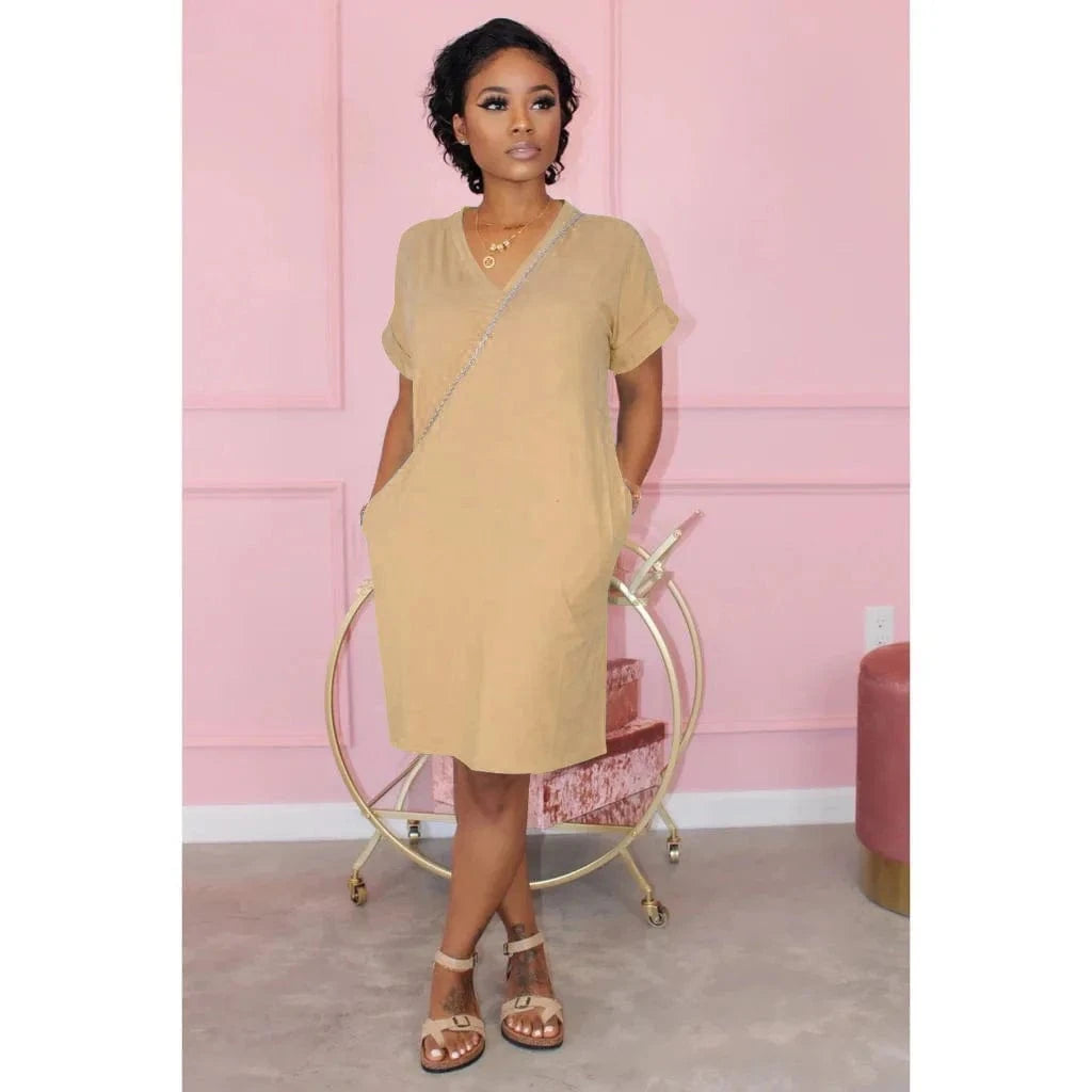 S / Khaki Women's skirt