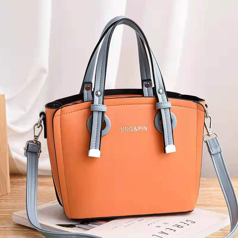 S / Orange 2022 new design simple handbags 2022 women hand bags elegant shoulder cross body bag customization wholesale