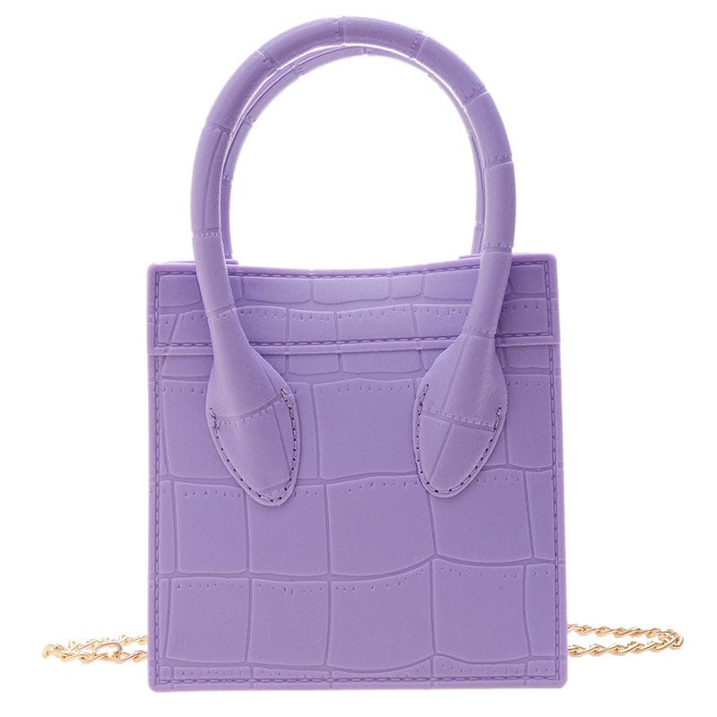 S / Purple 2022 Luxury Mini Women Hand Bags Patent Leather Handbags Ladies Small Shoulder Crossbody Purses and Handbags For Women Bags