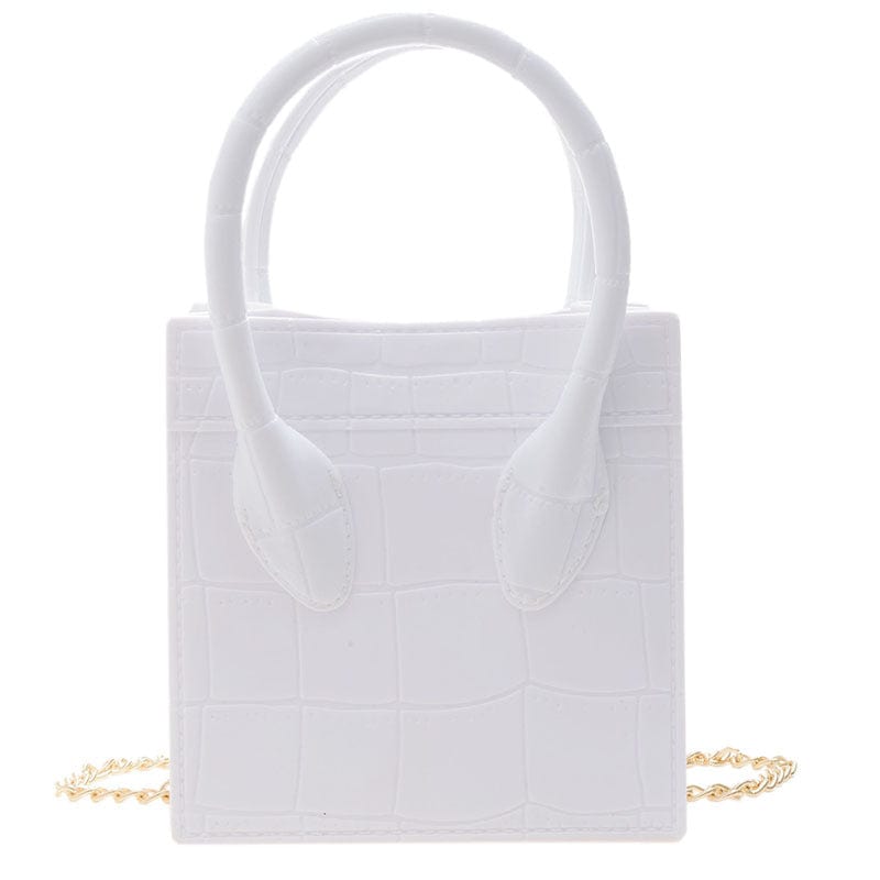 S / White 2022 Luxury Mini Women Hand Bags Patent Leather Handbags Ladies Small Shoulder Crossbody Purses and Handbags For Women Bags