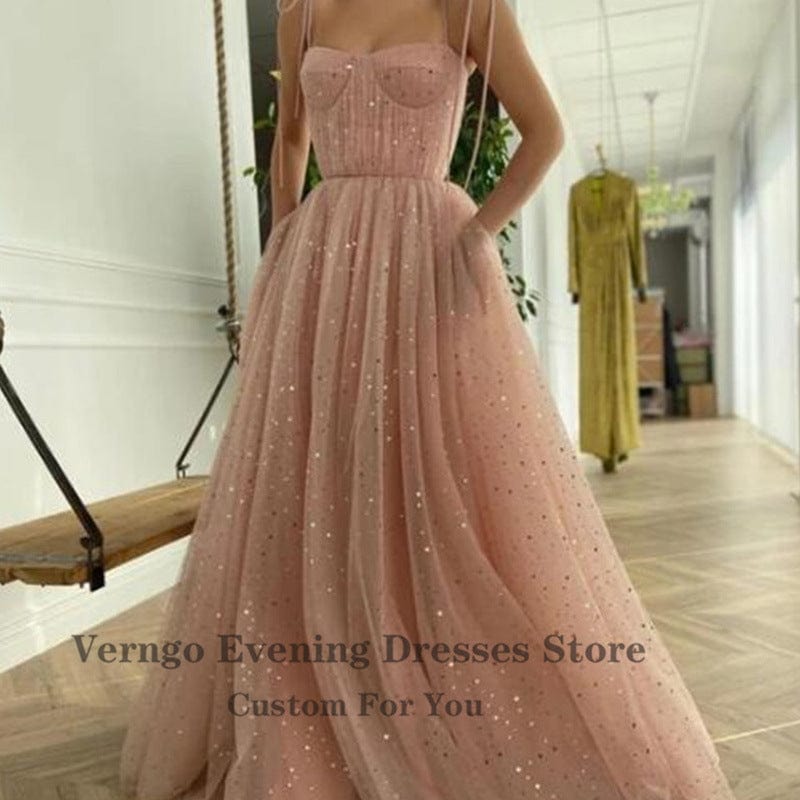 S4058F 2022 New High Quality Customized Plus Size Sequined Mesh Gathered Party Evening Dress
