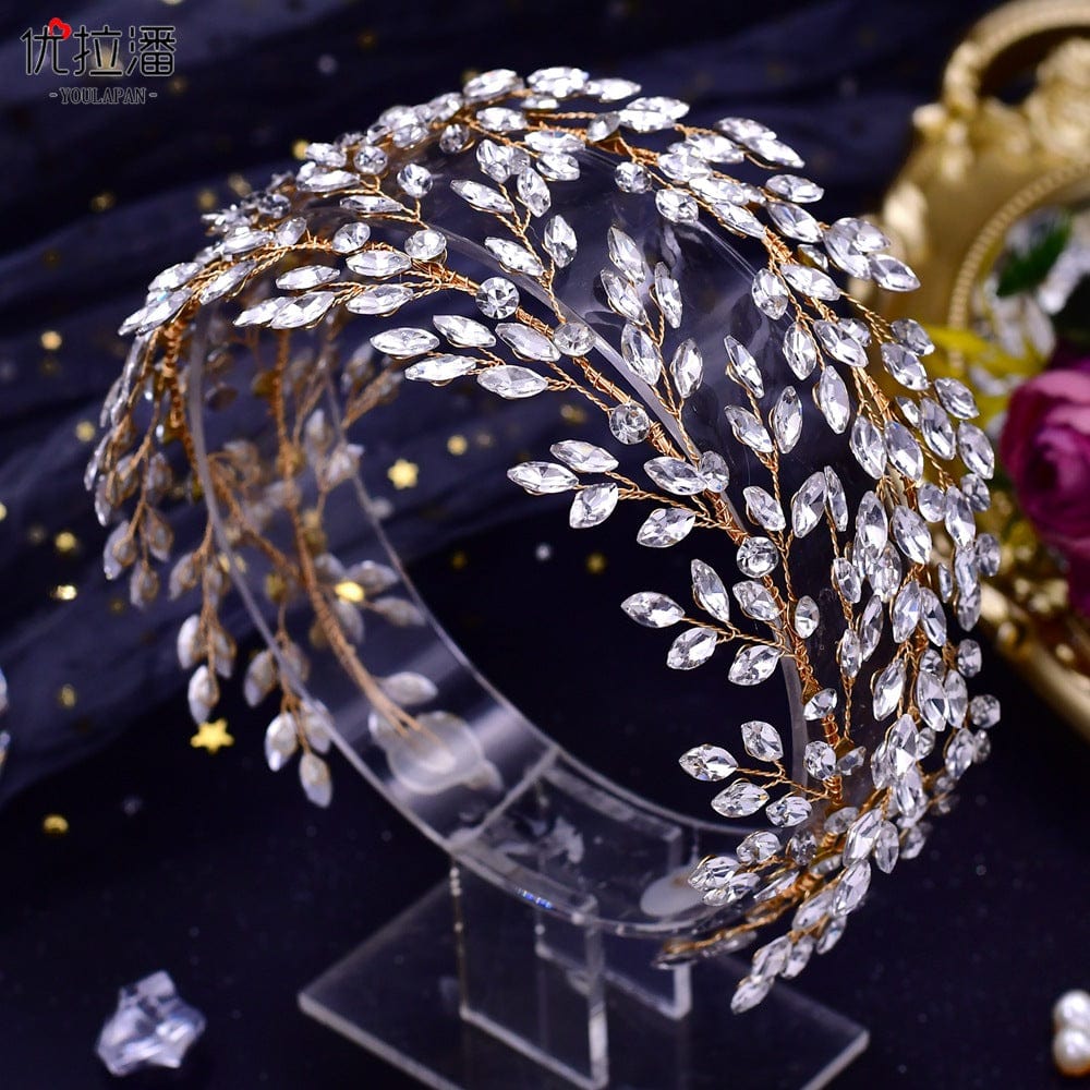 S4186F handmade rhinestone headband wedding photography dress hair accessories