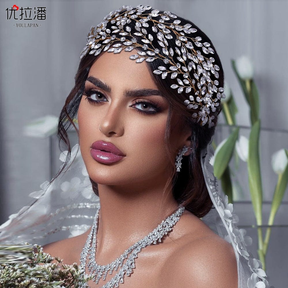 S4186F handmade rhinestone headband wedding photography dress hair accessories