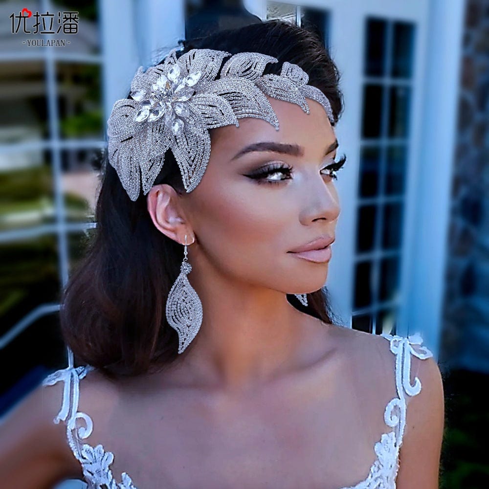 S4224F Bridal handmade hair accessories Chinese style rhinestone headband wedding wedding headwear princess tiara